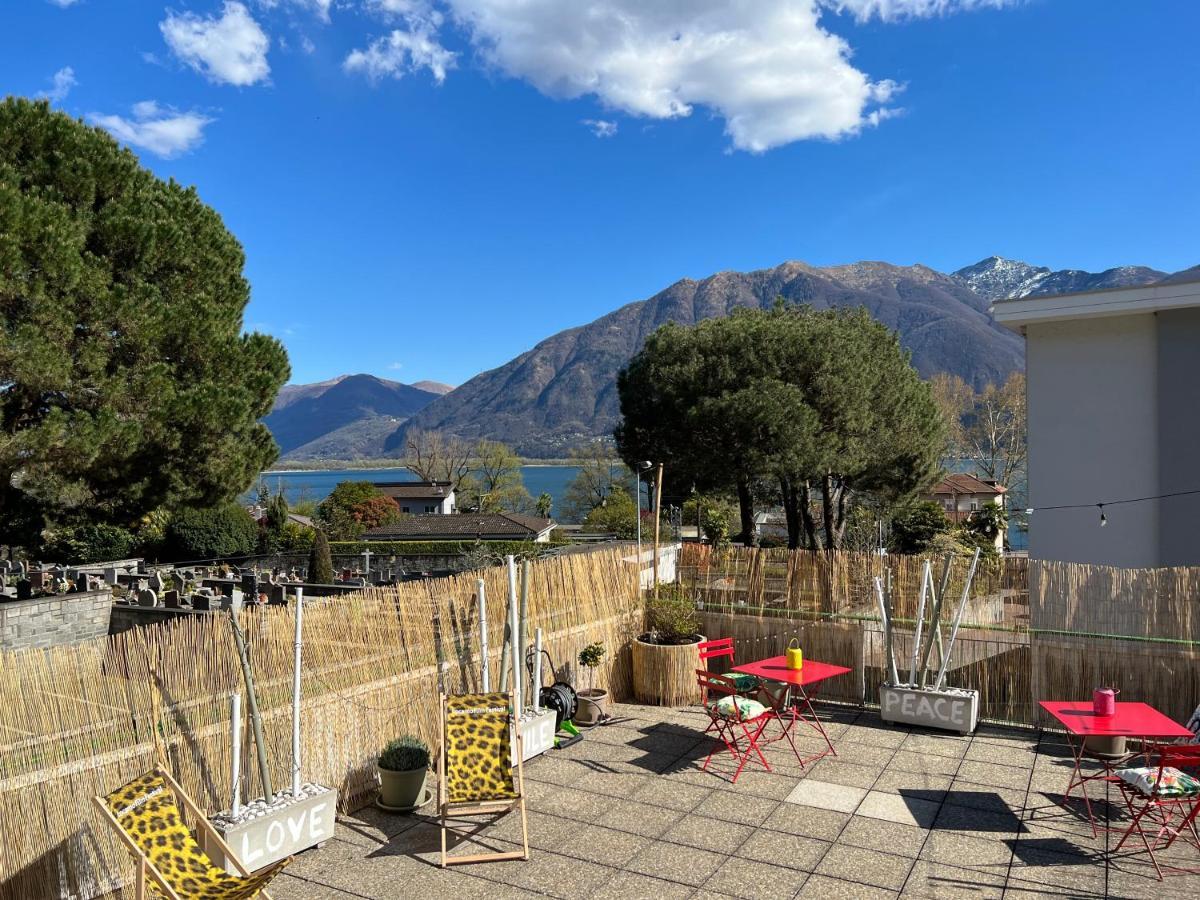 Appartamento Con Terrazza A Due Minuti Dal Lago Minusio Buitenkant foto