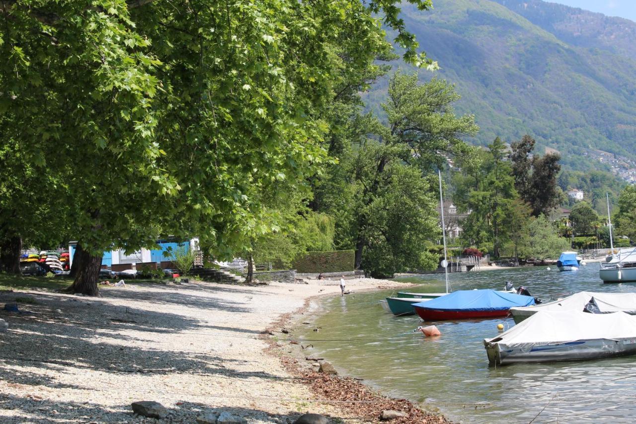 Appartamento Con Terrazza A Due Minuti Dal Lago Minusio Buitenkant foto