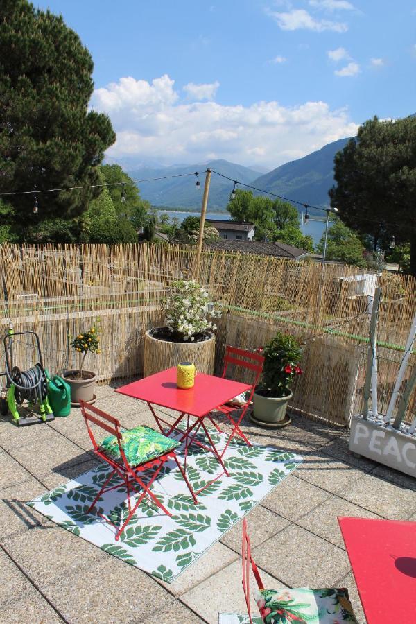 Appartamento Con Terrazza A Due Minuti Dal Lago Minusio Buitenkant foto